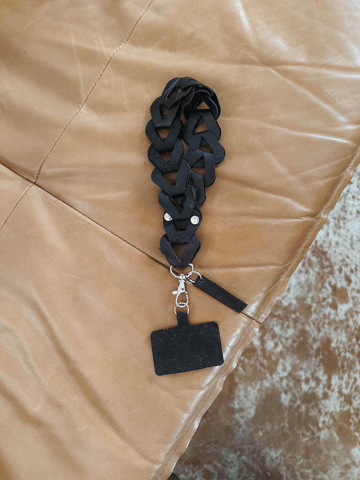 Correa para celular corta – total negro