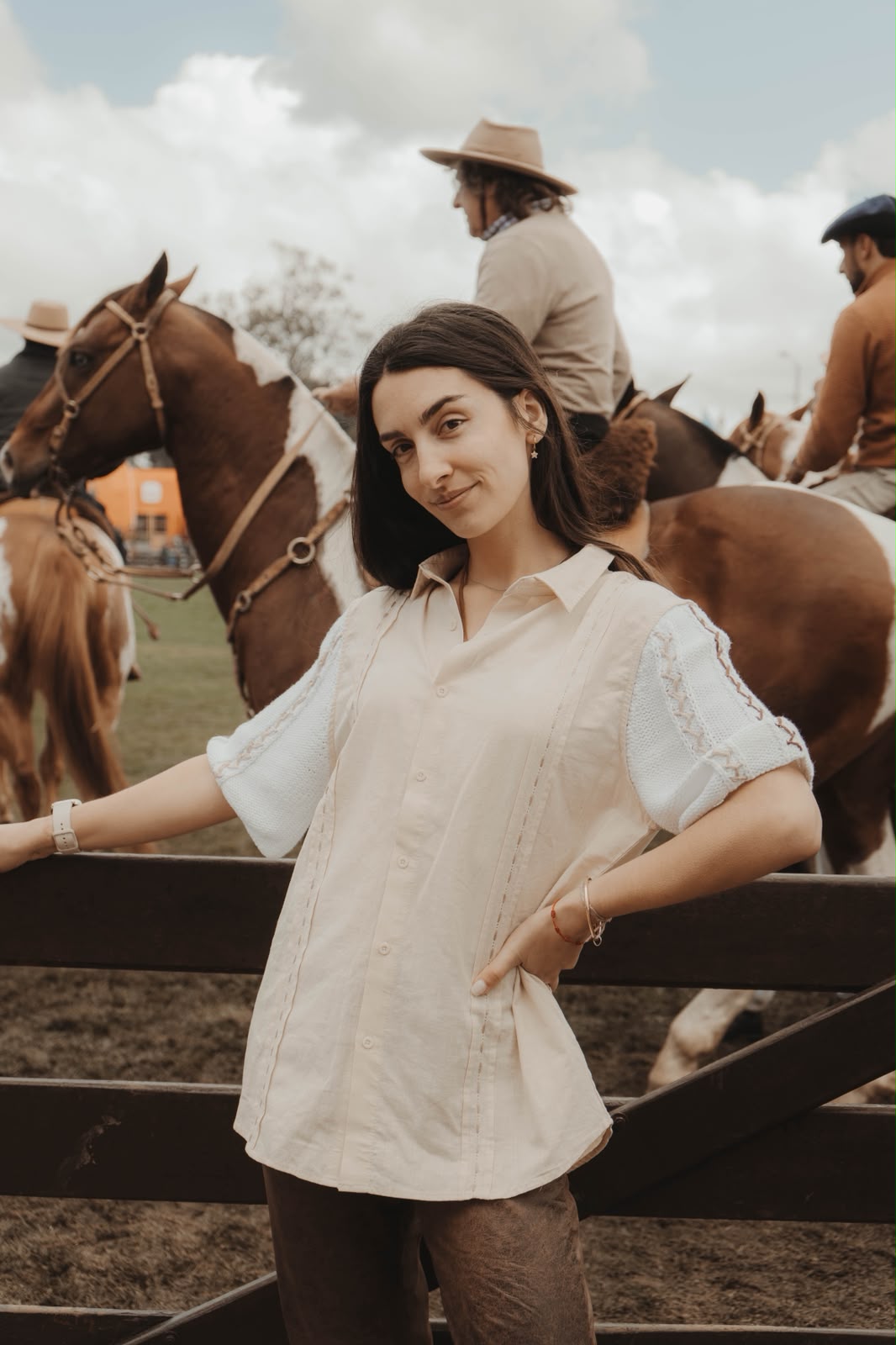 Camisa Barú beige Las Ruanas