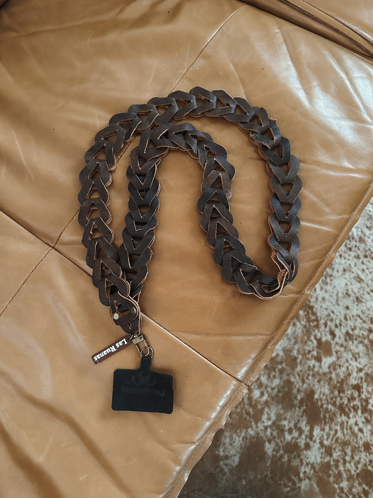 Correa para celular larga – total choco jaspeado
