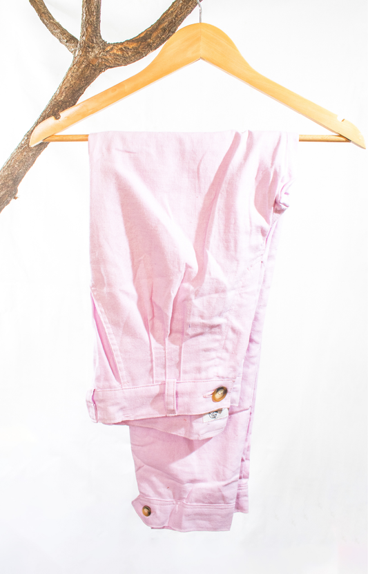 Bombacha de Campo Rosada de Lino