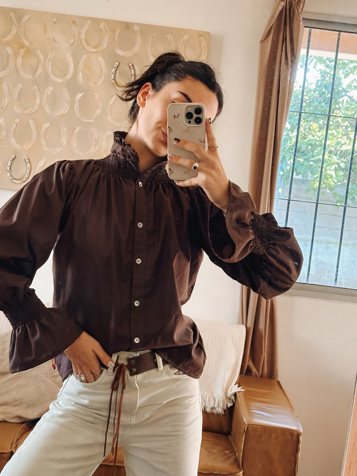 Camisa Terra hecha a mano, edición única (ref. TE-0001) — Las Ruanas