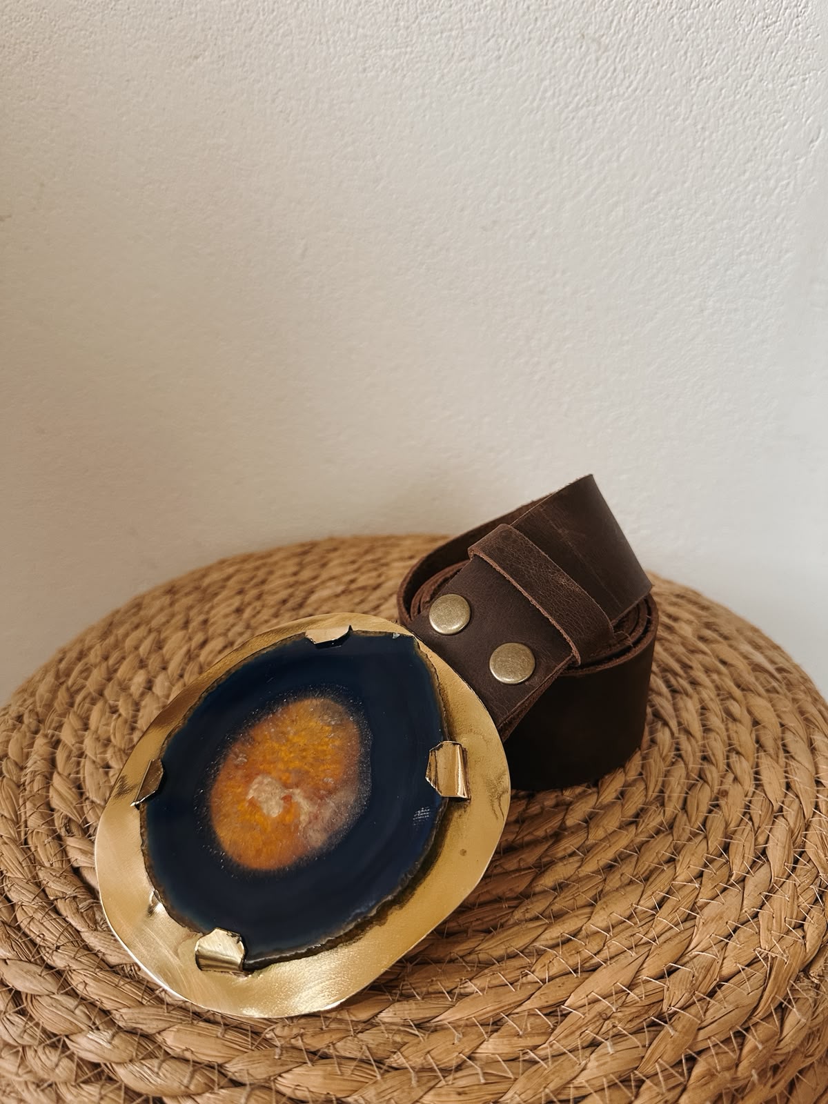 Cinto – Hebilla piedra azul N°2