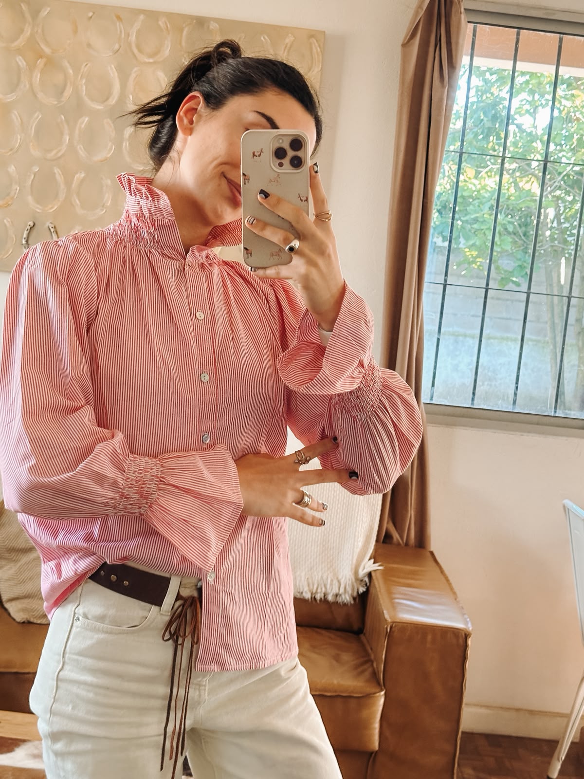 Camisa Terra hecha a mano, edición única (ref. TE-0003) — Las Ruanas — imagen 2